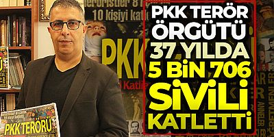 PKK terör örgütü 37 yılda 5 bin 706 sivili katletti