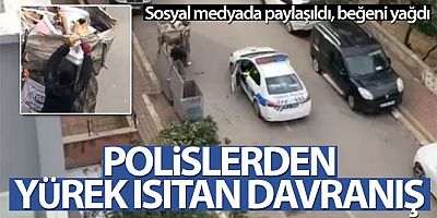 Polislerden yürek ısıtan davranış