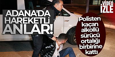 Polisten kaçan alkollü sürücü ortalığı birbirine kattı