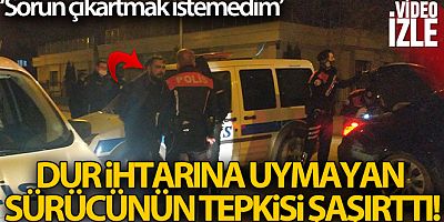Polisten kaçan alkollü sürücü yakalandı, 'Sorun çıkartmak istemedim' dedi