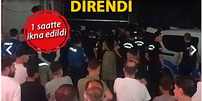 Polisten kaçan şüpheli, boğazına bıçak dayayıp direndi; 1 saatte ikna edildi