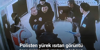 Polisten yürek ısıtan görüntü