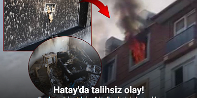 Prizden çıkan yangında 5 kişilik ailenin yaşadığı ev alevlere teslim oldu