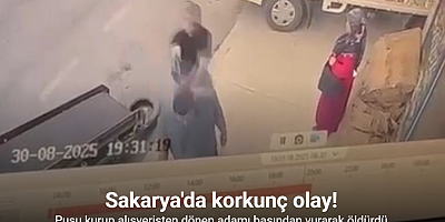 Pusu kurup alışverişten dönen adamı başından vurarak öldürdü, 1 çocuk yaralandı