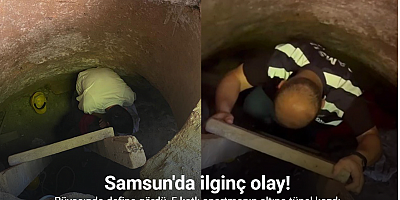 Rüyasında define gören kadın oğluyla birlikte 5 katlı apartmanın altında tünel kazarken yakalandı