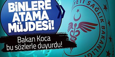 Sağlık Bakanı Fahrettin Koca açıkladı: 20 bin sözleşmeli sağlık personeli alınacak