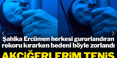 Şahika Ercümen herkesi gururlandıran rekoru kırarken bedeni böyle zorlandı