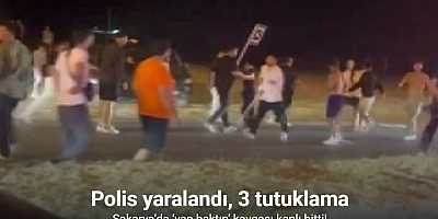 Sakarya’da ‘yan baktın’ kavgası kanlı bitti: Polis yaralandı, 3 tutuklama
