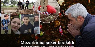 Saldırıda ölen 4 öğrencinin mezarında hüzün ve gözyaşı hakim