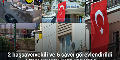 Saldırının olduğu sokak Türk bayraklarıyla donatıldı