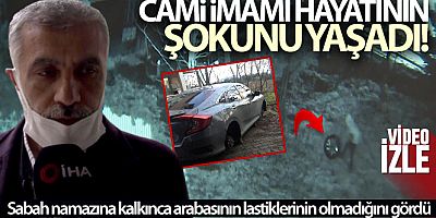 Sancaktepe'de cami imamı sabah namazına uyanınca hayatının şokunu yaşadı