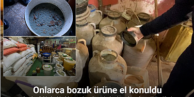 Şanlıurfa’da bakkalda yapılan denetimlerde şoke eden görüntüler