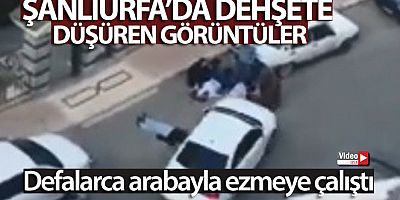 Şanlıurfa'da dehşete düşüren görüntüler