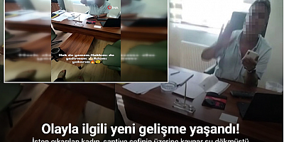 Şantiye şefinin üzerine kaynar su döken kadın tutuklandı
