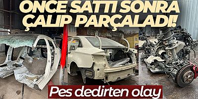 Sattığı aracın yedek anahtarını saklayıp çaldı
