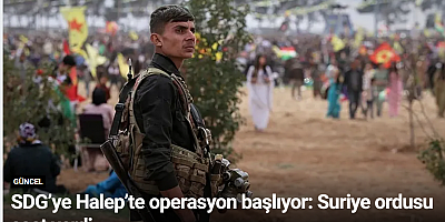 SDG’ye Halep’te operasyon başlıyor: Suriye ordusu saat verdi