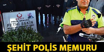 Şehit polis memuru Fethi Sekin, mezarı başında anıldı