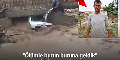 Selde kalan sürücü o anları anlattı: 