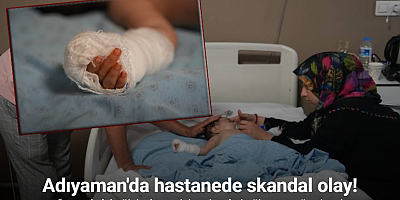 Serum kelebeğini çıkarmak isterken bebeğin parmağını kesti