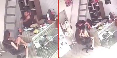 Sevgilisini darbettikten sonra hiçbir şey olmamış gibi yemek yemeye devam etti