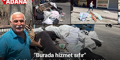 Seyhan’da çöp konteynerleri taştı, cadde ve sokaklar çöple doldu