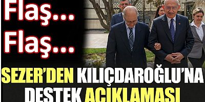 Sıcak haber. Ahmet Necdet Sezer'den Kılıçdaroğlu'na destek açıklaması