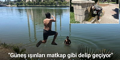 Sıcaktan bunalan Adanalılar: 