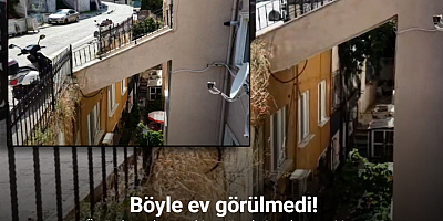 Şile’de üstünden yol geçen bina görenleri şaşkına çeviriyor