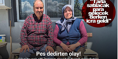 Silivri’de yaşlı çifti 