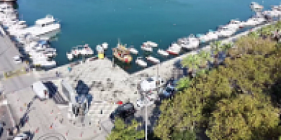 Silivri Limanı’nda son durum dron ile görüntülendi