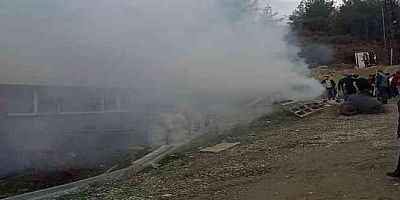 Sinop'taki tekstil yangınında dumandan etkilenen sayısı 10'a yükseldi