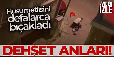 Şişli'de tartıştığı kişiyi defalarca bıçakladı; o anlar kamerada