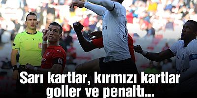 Sivasspor ile Adana Demirspor’un gergin maçında gülen yok!