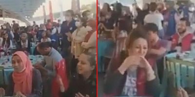 Sokağa çıkma kısıtlamasının olduğu cumartesi günü teknede müzikli etkinlik düzenlendi, sosyal medyada büyük ses getirdi