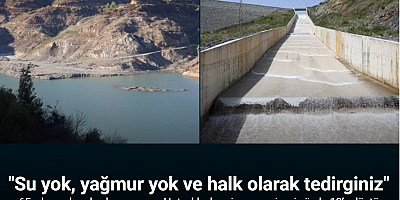 Son 65 yılın en kurak yılını yaşayan Hatay’da kentin içme suyunu karşılayan barajın su seviyesi yüzde 18’e düştü