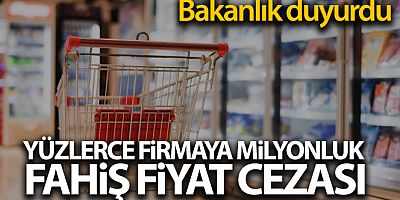 SON DAKİK Haksız Fiyat Değerlendirme Kurulu 120 firmaya 3 milyon 595 bin lira idari para cezası verdi