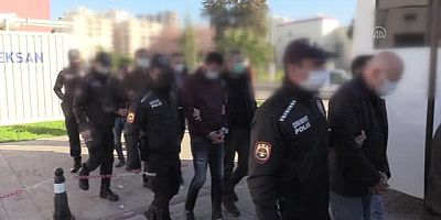 SON DAKİKA 8 ildeki suç örgütü operasyonunda yakalanan 2 zanlı tutuklandı