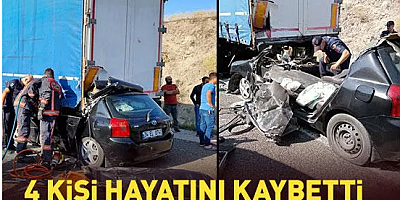 Son dakika... Ankara'da feci kaza: 4 kişi hayatını kaybetti