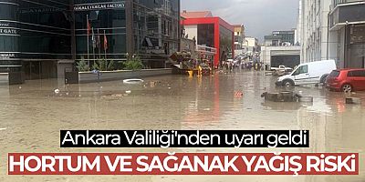 SON DAKİKA Ankara Valiliği'nden “Kuvvetli Sağanak” yağış uyarısı