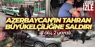 SON DAKİKA Azerbaycan'ın Tahran Büyükelçiliğine saldırı