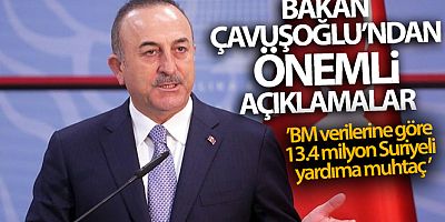 SON DAKİKA Bakan Çavuşoğlu'ndan önemli açıklamalar!.