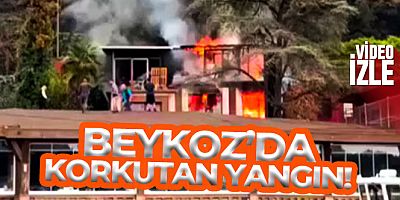SON DAKİKA Beykoz'da 2 katlı restoran alev alev yandı
