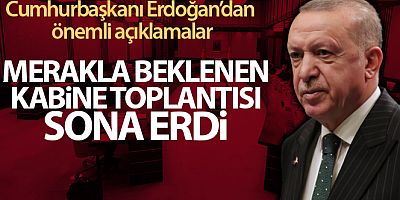 SON DAKİKA Cumhurbaşkanı Erdoğan'dan kritik mesajlar