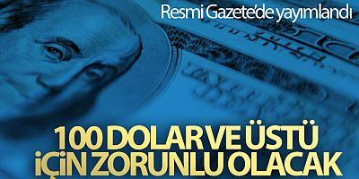 SON DAKİKA Döviz alım satımında kimlik tespiti şartı değiştirildi