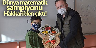 SON DAKİKA Dünya matematik şampiyonu Hakkari'den çıktı