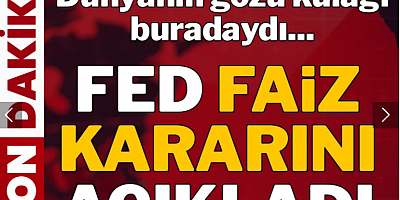Son dakika... Fed ekim ayı faiz kararını açıkladı