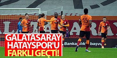 SON DAKİKA Galatasaray evinde Hatayspor'u 3-0 mağlup etti