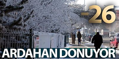 SON DAKİKA Göle donuyor, eksi 26 derece