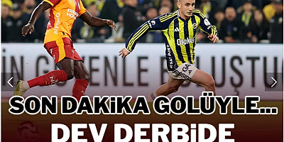 Son dakika golüyle dev derbide kazanan çıkmadı!