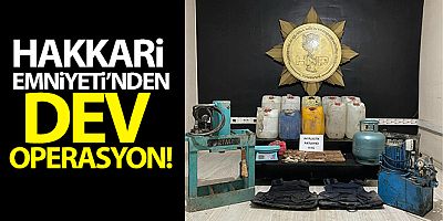 SON DAKİKA Hakkari Emniyeti'nden dev operasyon